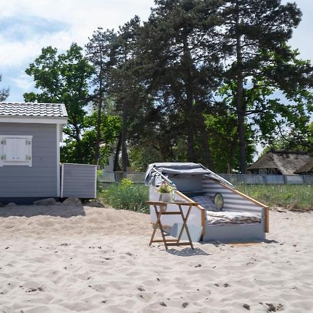Schlafstrandkorb Nr. 5 Timmendorfer Strand Buitenkant foto