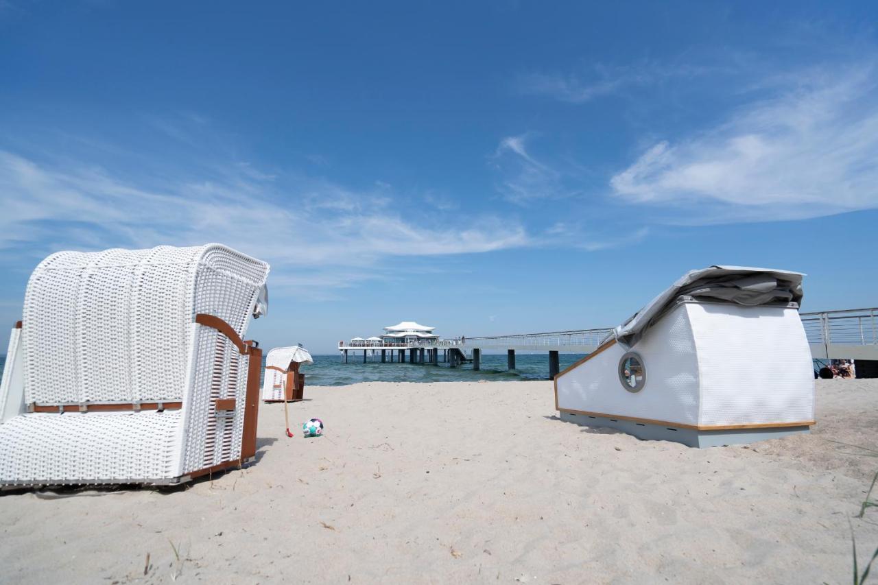Schlafstrandkorb Nr. 5 Timmendorfer Strand Buitenkant foto